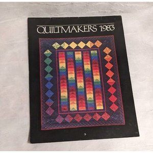 Quiltmakers 1983 Calendar Unmarked Signed Diana Leone Vtg Ephemera Scrapbook Sew